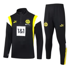 Dječji Borussia Dortmund Trenirka Komplet 2023/24 - 1-4 Zip Crna