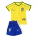 Dječji Brazil Nogometni Dresovi Domaći Retro 1998