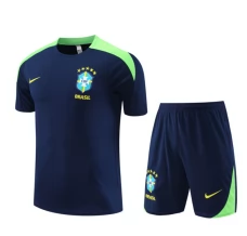 Dječji Brazil Trening Dres Kompleti 2024/25 - Shorts Mornarsko Plavo