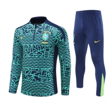 Dječji Brazil Trenirka Komplet 2024/25 - 1-4 Zip Plava