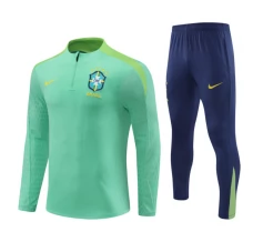 Dječji Brazil Trenirka Komplet 2024/25 - 1-4 Zip Zelena