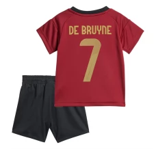 Dječji Euro 2024 Belgija De Bruyne 7 Nogometni Dresovi Domaći