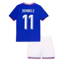 Dječji Euro 2024 Francuska Dembele 11 Nogometni Dresovi Domaći
