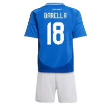 Dječji Euro 2024 Italija Barella 18 Nogometni Dresovi Domaći