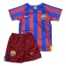 Dječji FC Barcelona Nogometni Dresovi Domaći Retro 2005-06