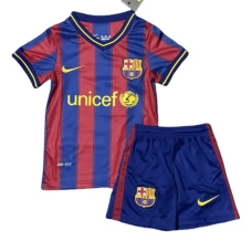 Dječji FC Barcelona Nogometni Dresovi Domaći Retro 2009-10