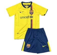 Dječji FC Barcelona Nogometni Dresovi Gostujući Retro 2008-09
