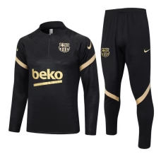 Dječji FC Barcelona Trenirka Komplet 2023/24 - 1-4 Zip Crna