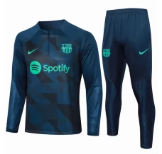Dječji FC Barcelona Trenirka Komplet 2023/24 - 1-4 Zip Plava