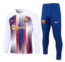 Dječji FC Barcelona Trenirka Komplet 2023/24 - 1-4 Zip Plava Crvena
