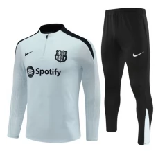 Dječji FC Barcelona Trenirka Komplet 2024/25 - 1-4 Zip Siva