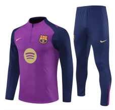 Dječji FC Barcelona Trenirka Komplet 2025/26 - 1-4 Zip Ljubičasta
