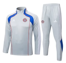 Dječji FC Bayern München Trenirka Komplet 2025/26 - 1-4 Zip Siva