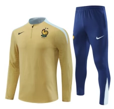 Dječji Francuska Trenirka Komplet 2024/25 - 1-4 Zip Gold