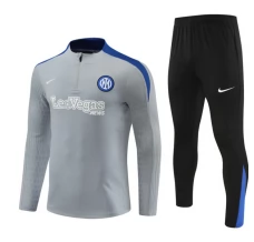 Dječji Inter Milan Trenirka Komplet 2024/25 - 1-4 Zip Siva
