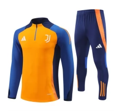 Dječji Juventus Trenirka Komplet 2024/25 - 1-4 Zip Plava Orange