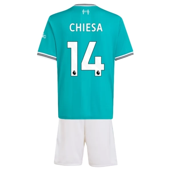Dječji Liverpool Chiesa 14 Rezervni Nogometni Dresovi 2025/26 Dječji Liverpool Chiesa 14 Rezervni Nogometni Dresovi 2025/26