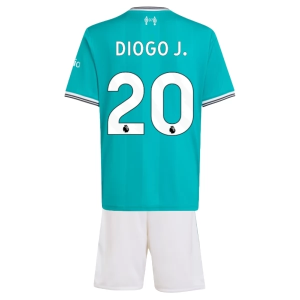 Dječji Liverpool Diogo J. 20 Rezervni Nogometni Dresovi 2025/26 Dječji Liverpool Diogo J. 20 Rezervni Nogometni Dresovi 2025/26