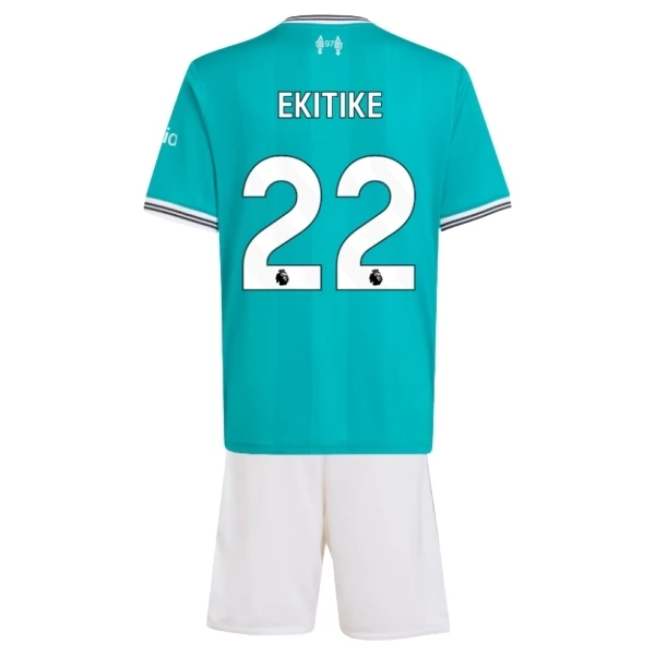 Dječji Liverpool Ekitike 22 Rezervni Nogometni Dresovi 2025/26 Dječji Liverpool Ekitike 22 Rezervni Nogometni Dresovi 2025/26