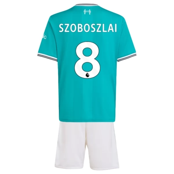 Dječji Liverpool Szoboszlai 8 Rezervni Nogometni Dresovi 2025/26 Dječji Liverpool Szoboszlai 8 Rezervni Nogometni Dresovi 2025/26