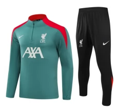Dječji Liverpool Trenirka Komplet 2024/25 - 1-4 Zip Zelena