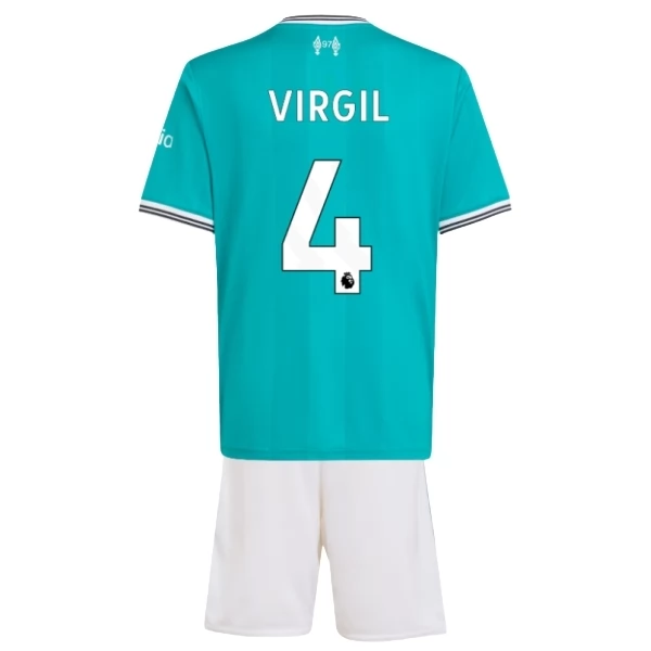 Dječji Liverpool Virgil 4 Rezervni Nogometni Dresovi 2025/26 Dječji Liverpool Virgil 4 Rezervni Nogometni Dresovi 2025/26