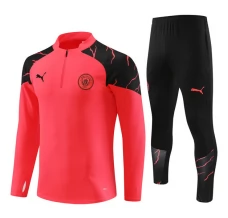 Dječji Manchester City Trenirka Komplet 2023/24 - 1-4 Zip Crna