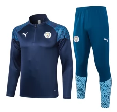 Dječji Manchester City Trenirka Komplet 2023/24 - 1-4 Zip Plava