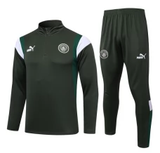 Dječji Manchester City Trenirka Komplet 2023/24 - 1-4 Zip Zelena