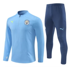 Dječji Manchester City Trenirka Komplet 2024/25 - 1-4 Zip Plava