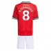 Dječji Manchester United B.Fernandes 8 Nogometni Dresovi Domaći 2025/26