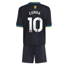 Dječji Manchester United Cunha 10 Nogometni Dresovi Treći 2025/26