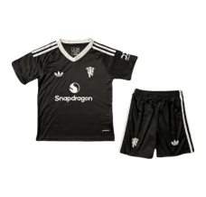 Dječji Manchester United Kids Golmanski Nogometni Dresovi Treći 2024/25