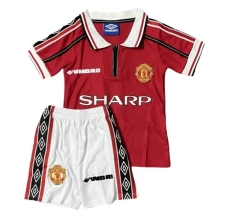 Dječji Manchester United Nogometni Dresovi Domaći Retro 1998-99