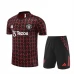 Dječji Manchester United Trening Dres Kompleti 2024/25 - Shorts Crvena Crna