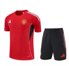 Dječji Manchester United Trening Dres Kompleti 2025/26 - Shorts Crvena