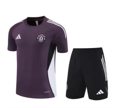 Dječji Manchester United Trening Dres Kompleti 2025/26 - Shorts Ljubičasta