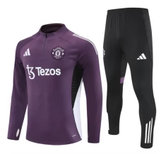 Dječji Manchester United Trenirka Komplet 2025/26 - 1-4 Zip Ljubičasta