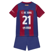 Dječji Nogometni Dresovi FC Barcelona F.De Jong 21 Domaći 2023/24