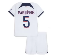 Dječji Nogometni Dresovi Paris Saint-Germain Marquinhos 5 Gostujući 2023/24