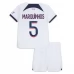 Dječji Nogometni Dresovi Paris Saint-Germain Marquinhos 5 Gostujući 2023/24