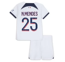Dječji Nogometni Dresovi Paris Saint-Germain N.Mendes 25 Gostujući 2023/24