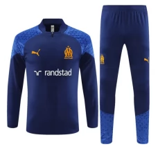 Dječji Olympique de Marseille Trenirka Komplet 2023/24 - 1-4 Zip Dark Plava