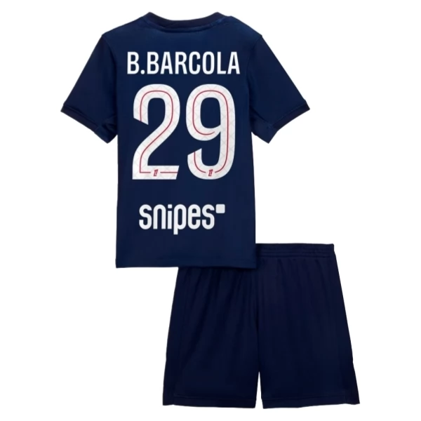 Dječji Paris Saint Germain B.Barcola 29 Nogometni Dresovi Domaći 2025/26 Dječji Paris Saint Germain B.Barcola 29 Nogometni Dresovi Domaći 2025/26