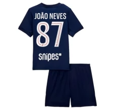 Dječji Paris Saint Germain João Neves 87 Nogometni Dresovi Domaći 2025/26