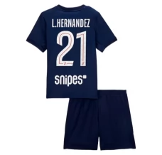 Dječji Paris Saint Germain L.Hernandez 21 Nogometni Dresovi Domaći 2025/26