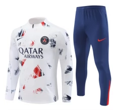 Dječji Paris Saint Germain Trenirka Komplet 2024/25 - 1-4 Zip Bijela