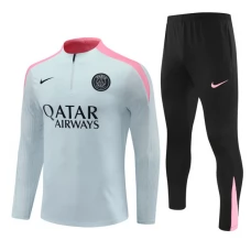 Dječji Paris Saint Germain Trenirka Komplet 2024/25 - 1-4 Zip Light Siva