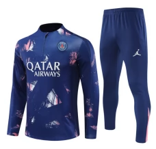 Dječji Paris Saint Germain Trenirka Komplet 2024/25 - 1-4 Zip Plava