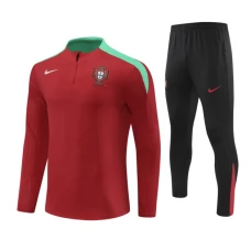 Dječji Portugal Trenirka Komplet 2024/25 - 1-4 Zip Crvena